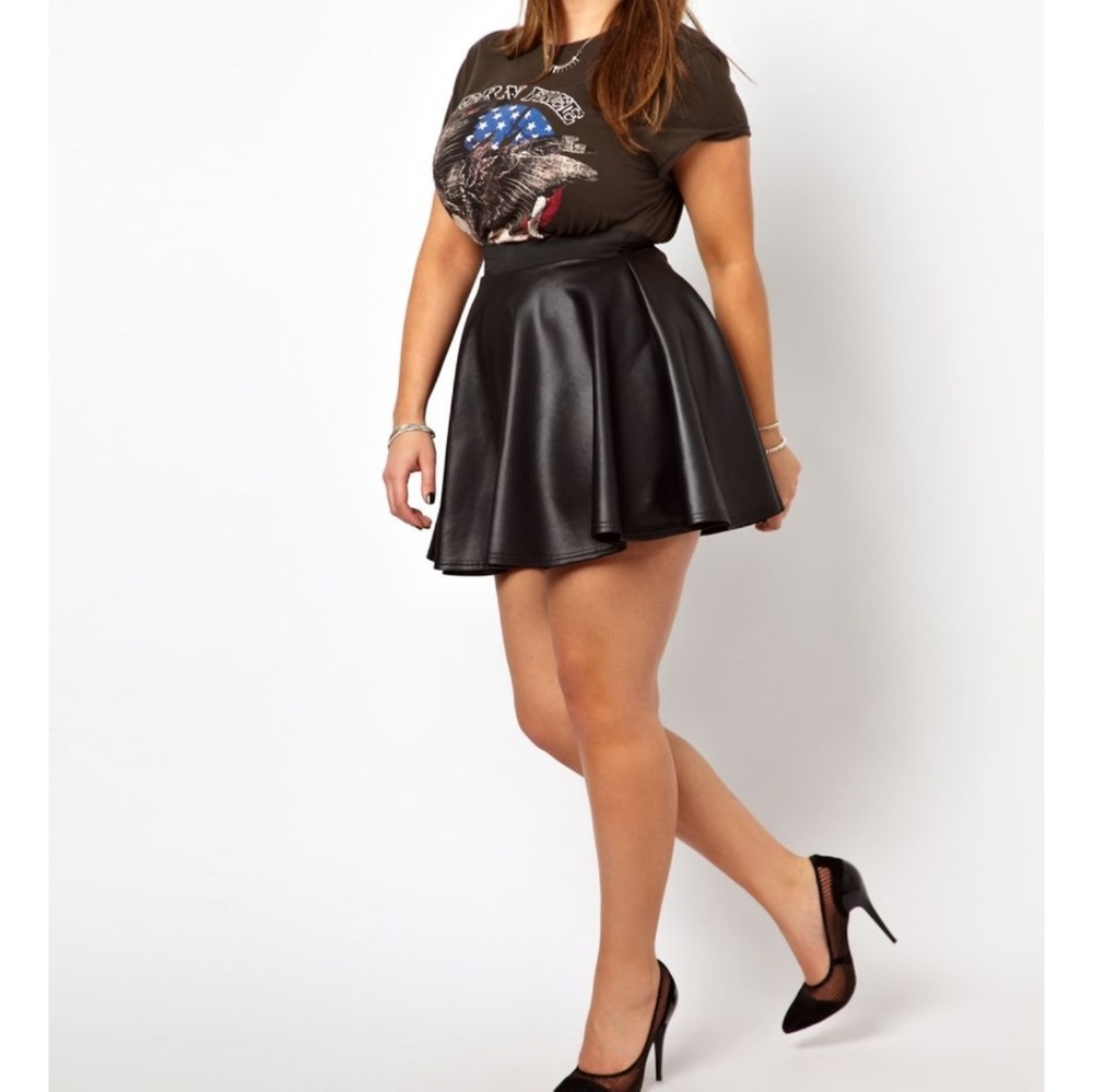 Plus size skater skirt